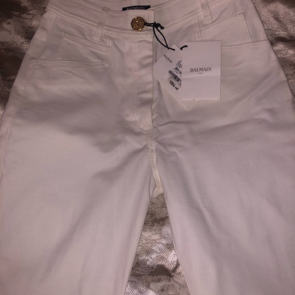 with gold buttons and zipper on the sides, - Picture 5 of 8